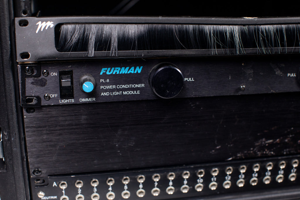 Road Case with Furman PL-8 Power Conditioner and Light Module