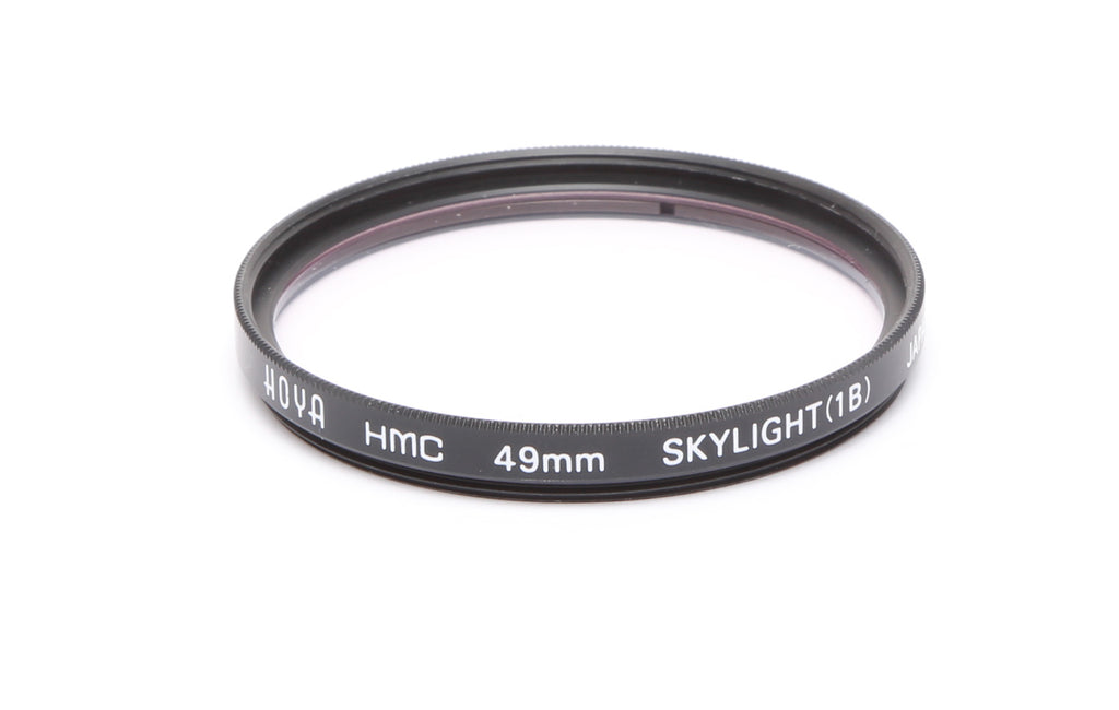 Lot Of (6) 49mm + Circular Filters | Contax, Tiffen, HOYA | UV, SKYLIGHT, RED 1, Center-Spot