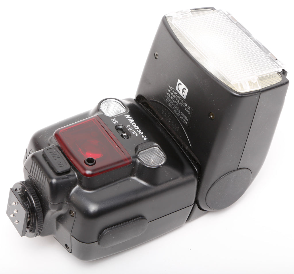 Nikon Autofocus Speedlight SB-26 Flash With Handle And Original Manual