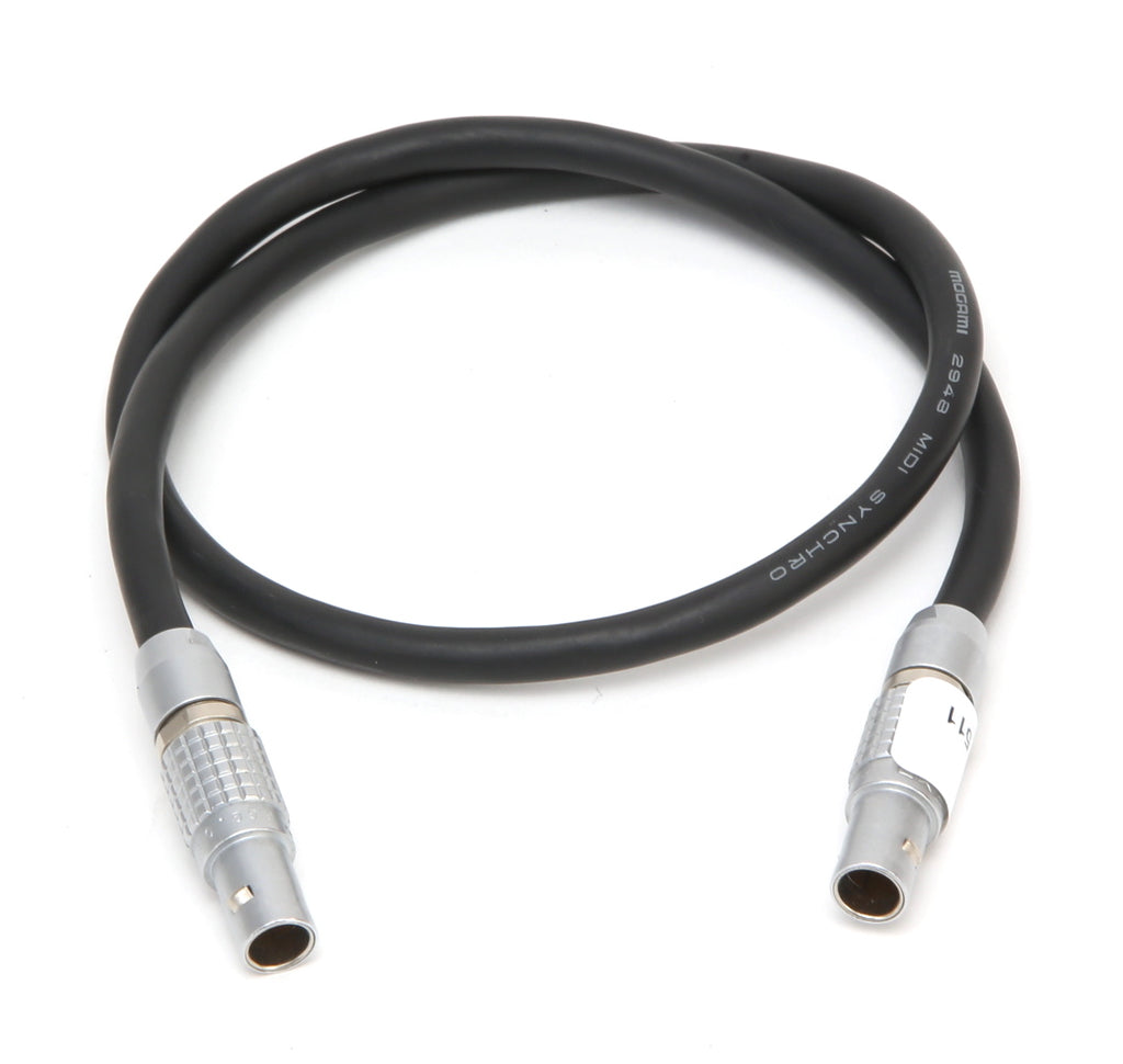 19" 4-pin Lemo to 4-Pin Lemo Cable (Black - 18")