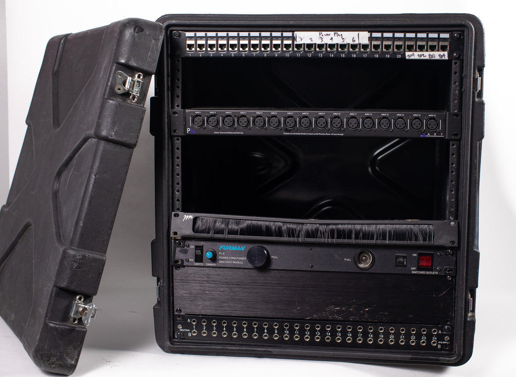 Road Case with Furman PL-8 Power Conditioner and Light Module
