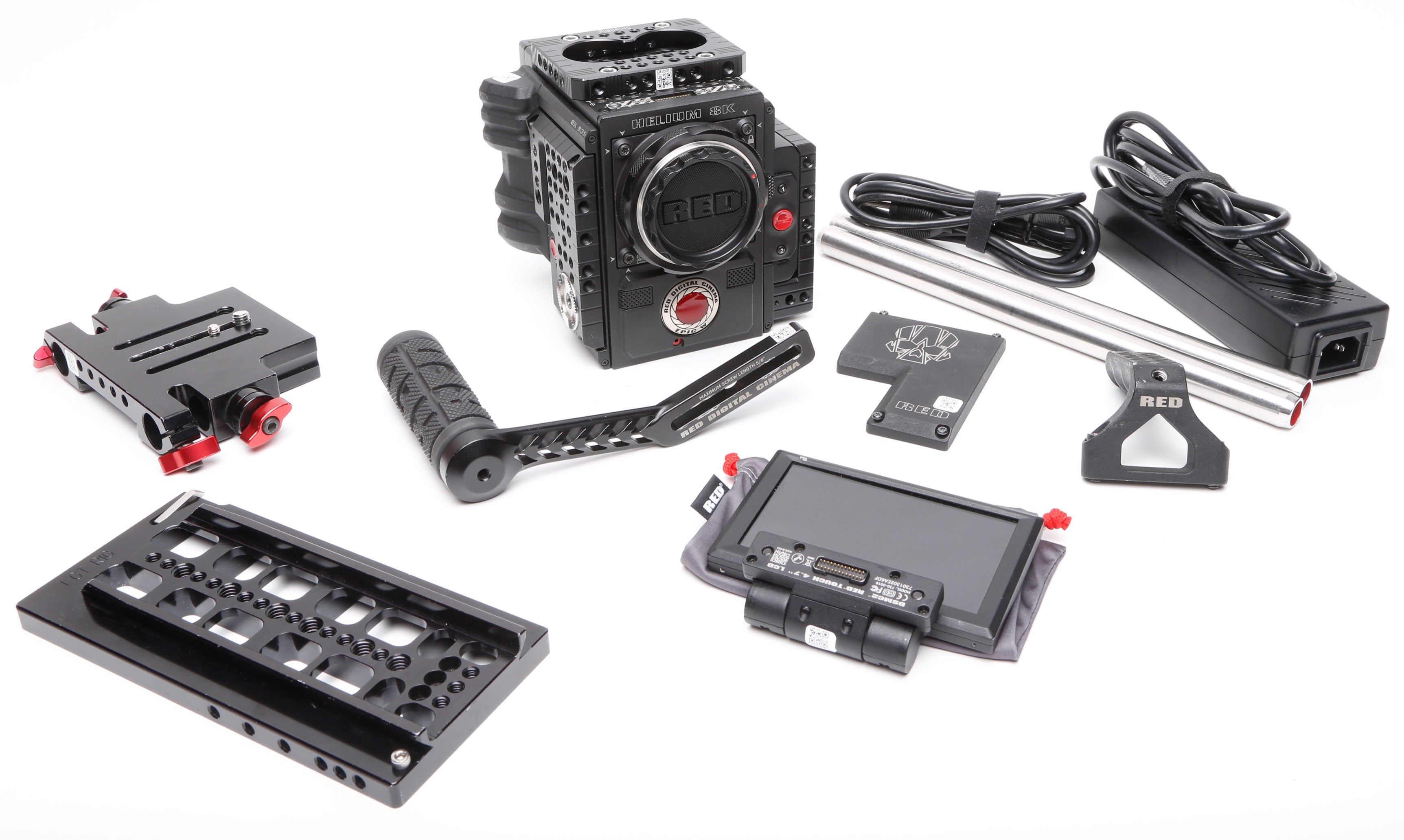 Red Digital Cinema DSMC2 HELIUM 8K Camera Bundle. With 4.7