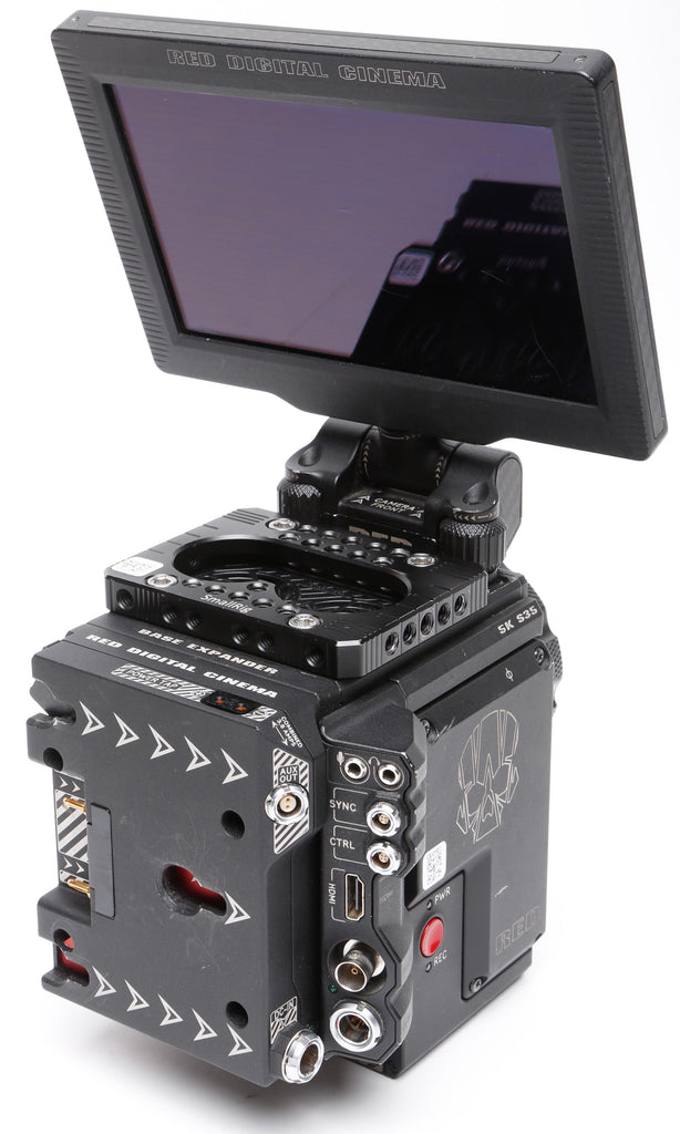 Red Digital Cinema DSMC2 GEMINI 5K S35 Camera Bundle. With DSMC2 7" Carbon Fiber Touch LCD Monitor,  Magnesium PL Mount, & More