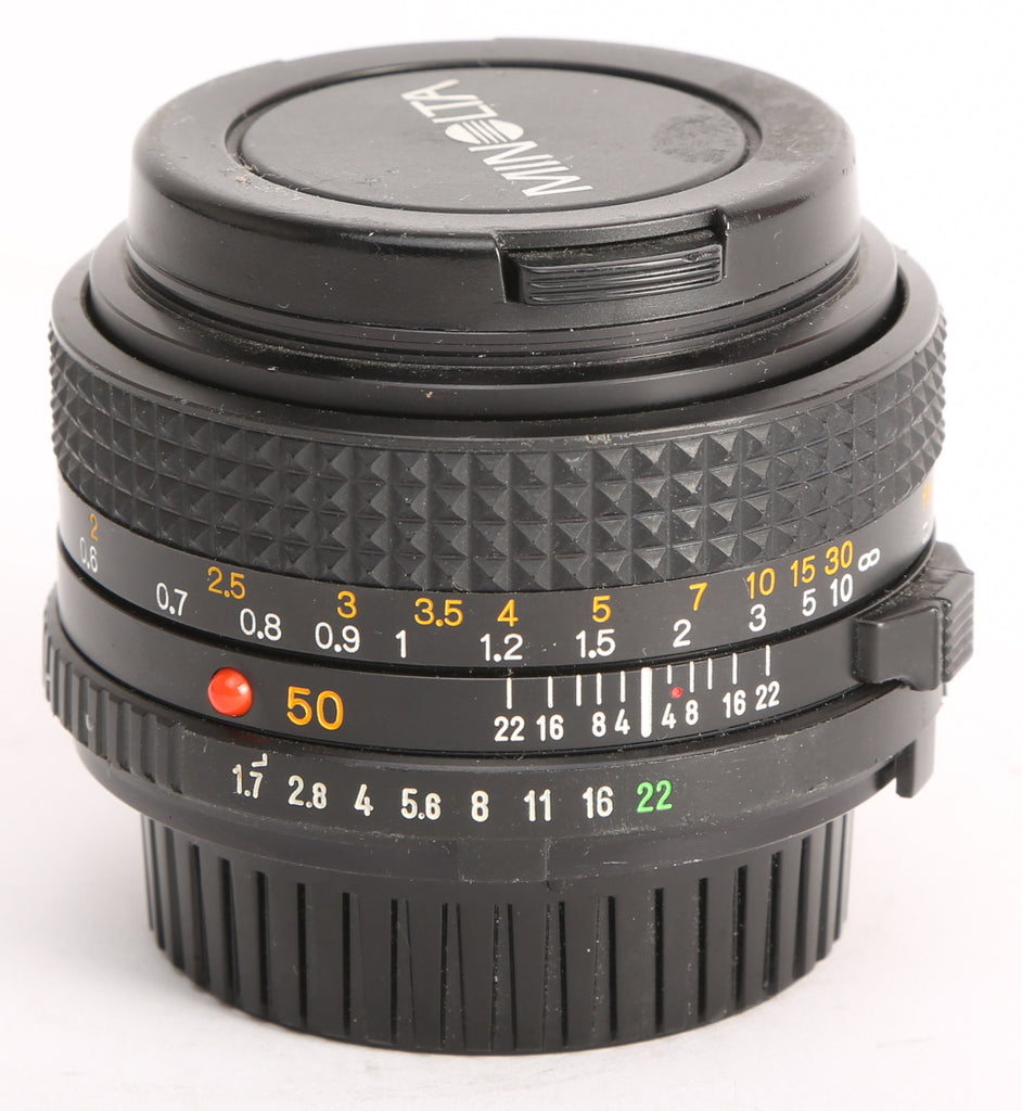 Minolta Camera Co 50mm Prime Portrait f1.7 Fixed Focal Length Lens