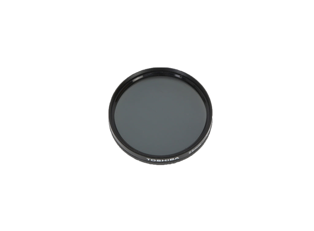 Toshiba 55mm Circular Screw On CPL Camera Filter (Circular Polarizing Lens)