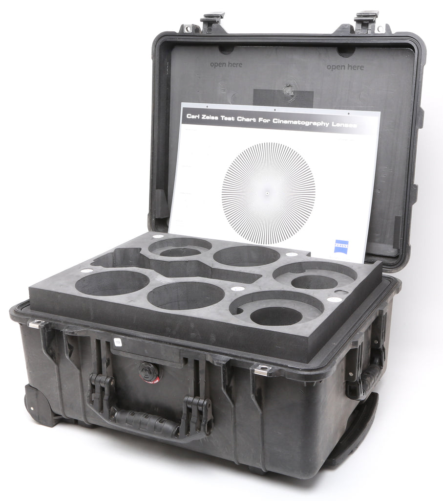 Pelican Professional Hard Case for Zeiss CP.2 Cine Prime Lenses / Lens Set